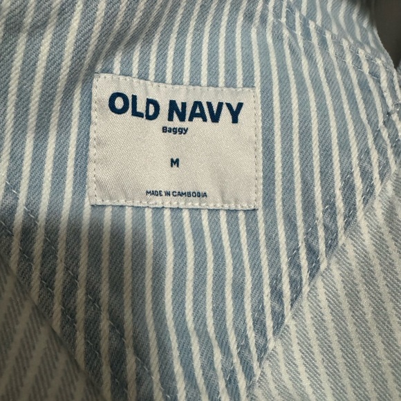 Old Navy Light Blue Striped Apparel - Picture 2 of 4
